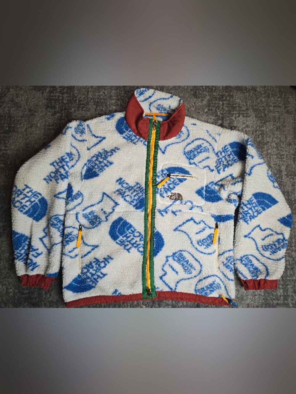 BRAIN DEAD X THE NORTH FACE EXTREME PILE FULL ZIP FLEECE SIZE XL